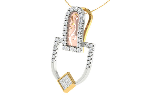 Aurelia Halo Gold & Diamond Pendant