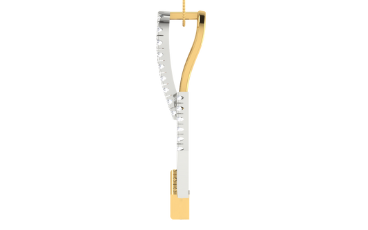 Aurelia Halo Gold & Diamond Pendant